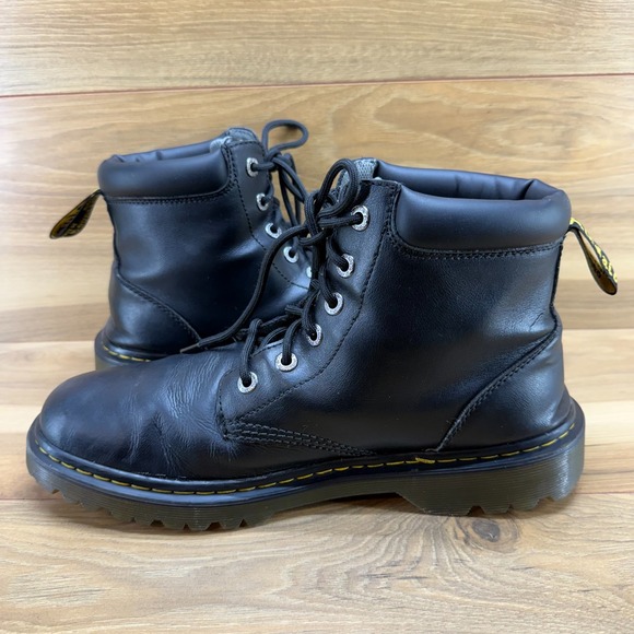 Dr Martens Cartor Mens Boots Size 11 Black Leather Lace Up - Picture 6 of 11